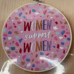 She Inspires US WOMEN SUPPORT WOMEN Stitchery Kit